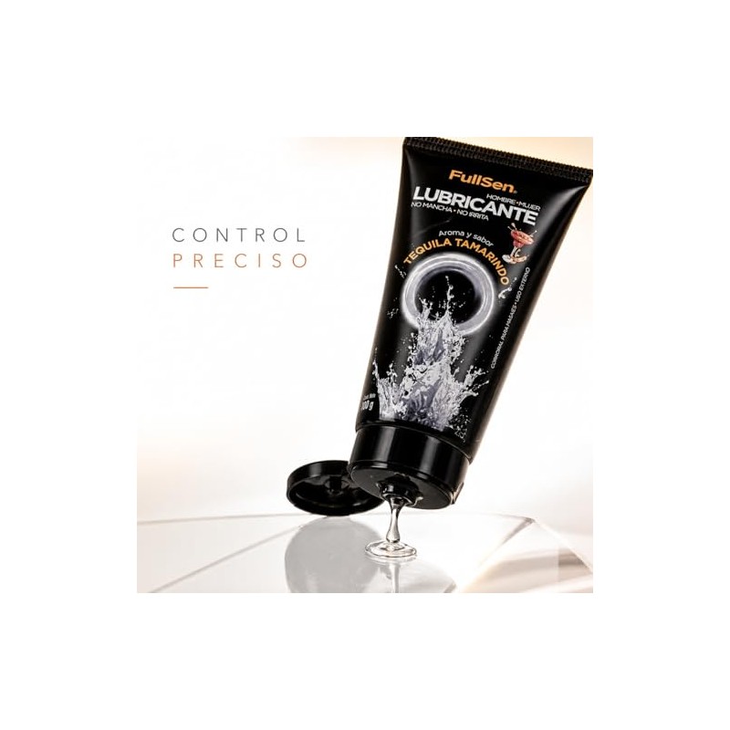 FullSen Lubricante Base Agua Tamarindo 100 g Gel Transparente