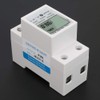 Single-phase DIN rail, small energy meter, 5-80 A DdmLCD digital