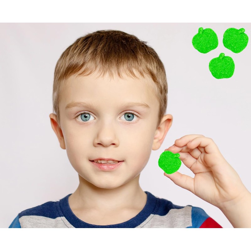 Fruidles Frosted Sour Green Apples Gummi Candy, Delicious Sugar Coated