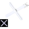 3000pcs Tile Leveling System Spacers Cross Shaped White Plastic Tiling