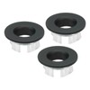 PATIKIL Sink Overflow Ring, 3Pcs Sink Basin Trim Overflow Cover