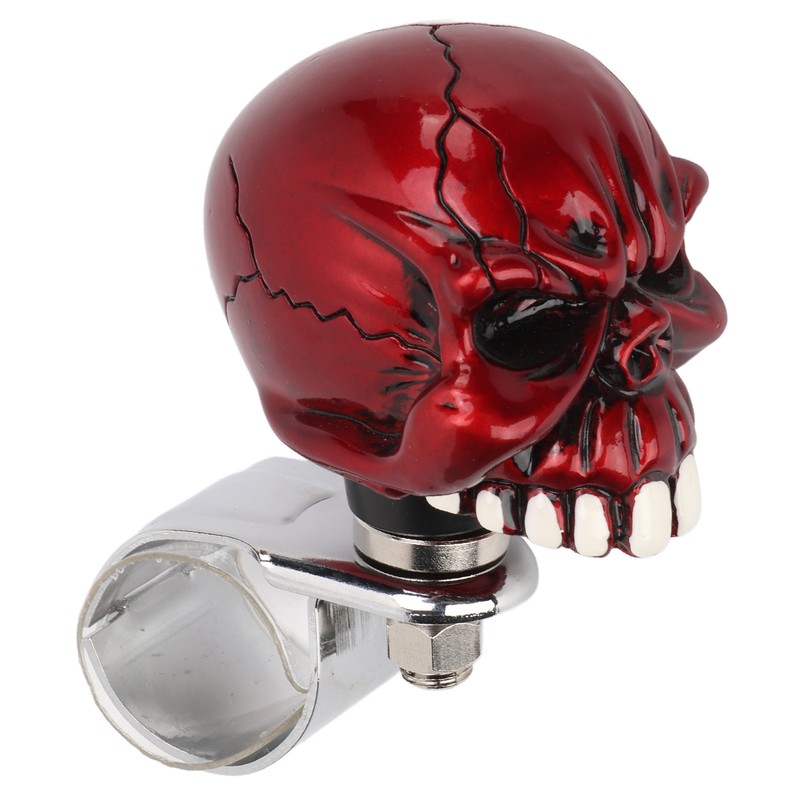 Steering Wheel Spinner Knob Skull Shape Universal Power Handle for