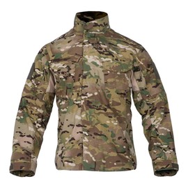 Camouflage Combat Jacket, Men's Tactical Gear, Hunting Paintball Game Jacket (L)