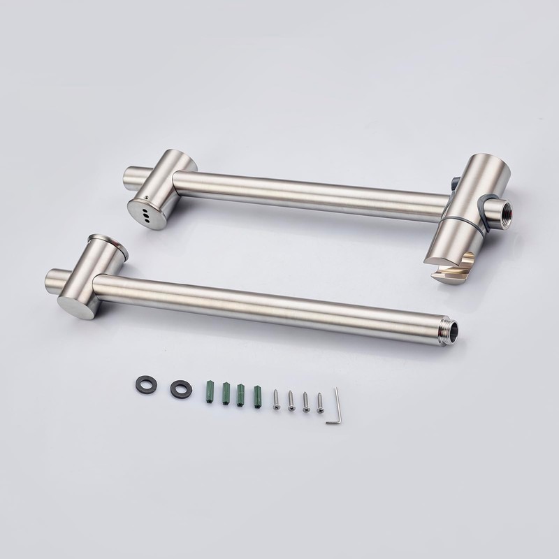 BANGPU 31.5 Inch Shower Slide Bar Wall Mount – Brushed