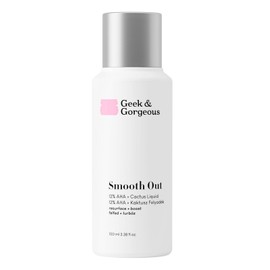 Geek & Gorgeous Smooth Out 12% AHA + Cactus Liquid - liquid exfoliant, gives healthier & younger-looking skin - all skin types, 100ml