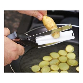 PARENCE – Cutter, 2 in 1 Chopper Cutter & Multifunktions-Küchenschere ersetzen Ihre Küchenmesser und Schneidebrett, ciso0746