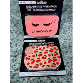 Sassy + Chic Lash-O-Holic Compact and portable eyelash case with mirror