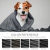 EHEYCIGA Fleece Blanket Dark Grey Throws for Sofas Fluffy Warm