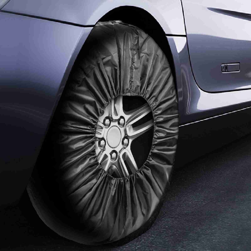 4PCS Tire Covers, Waterproof Spare Tire Covers Tough Tire Wheel