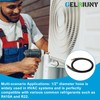 2025 Upgraded 1/2" HVAC Vacuum Hose Evacuation Kit，Valve Core Removal