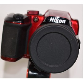 A&R Photo Front Lens Cap Cover Compatible with Nikon Coolpix B500 Digital Camera with Lens Cleaning Cloth