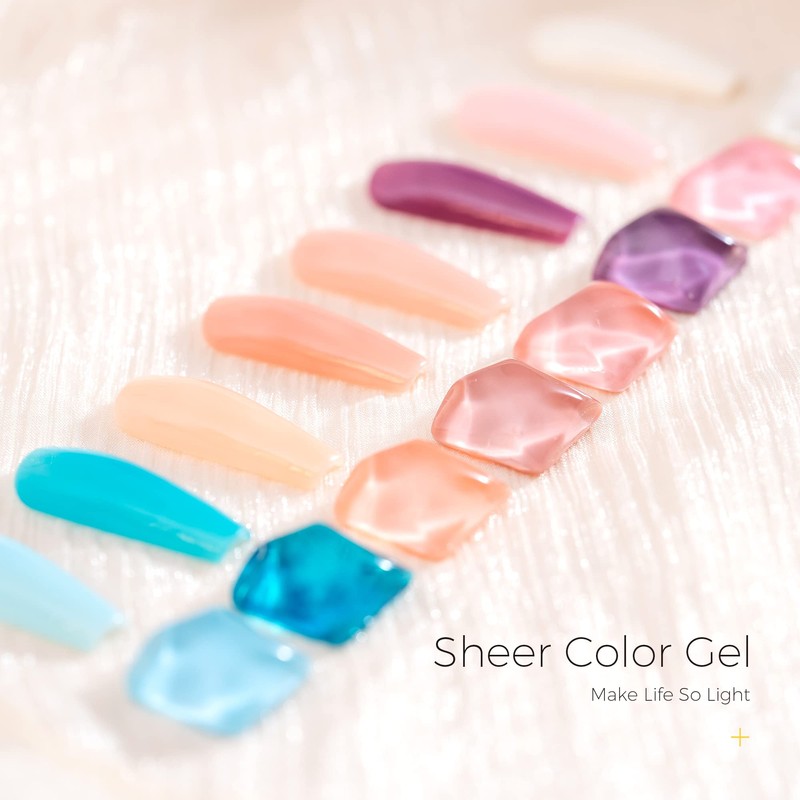 BURANO Gel Nail Polish Nude, 0.5Oz 406