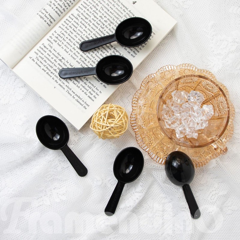Framendino, 10 Pack Plastic Coffee Measuring Spoons Short Handle Scoops
