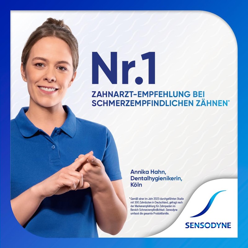 Sensodyne MultiCare Kariesschutz & Frische Zahnpasta, tägliche Zahnpasta mit Fluorid,