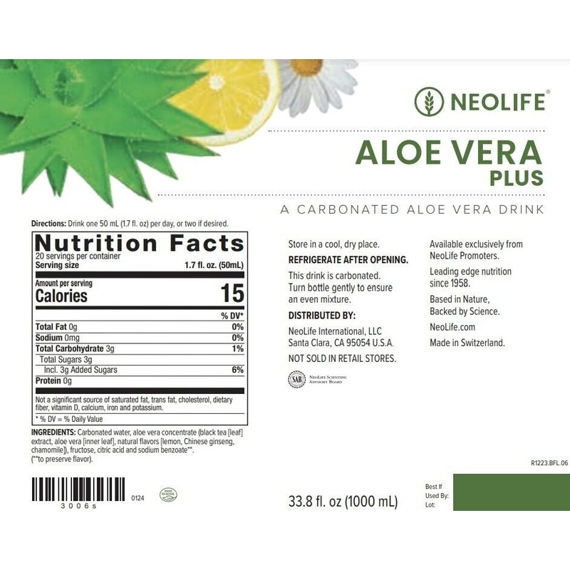 Neolife Aloe Vera Plus - Reduce The Negative Effects of