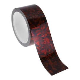 X AUTOHAUX Pinstripe Tape 50mmx8.5m Forging Pattern Car Stripes Pinstripe Decals for Car Motorcycle and Boat Racing Stripes DIY Stickers Red 1 Pcs