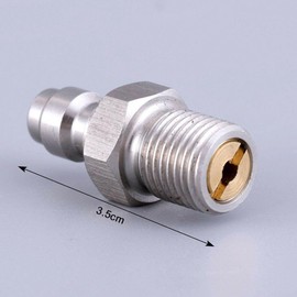 Quick Release Coupler Charger Adapter 8mm Male Thread Quick Connect Valve PCP Filling Nipple M10/1