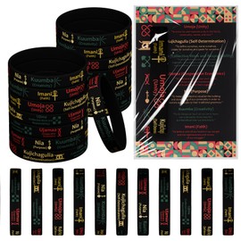 100 Sets Kwanzaa Silicone Bracelet Bulk African Rubber Wristband
