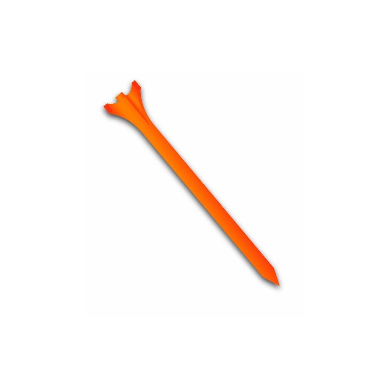 Zero Friction Tour 3-Prong Golf Tees (2-3/4 Inch, Orange, Pack