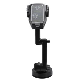 Truck Phone Holder Mount Heavy Duty Cell Phone Holder for Truck Dashboard Windshield 16.9 Inch Long Arm Super Suction Cup Black