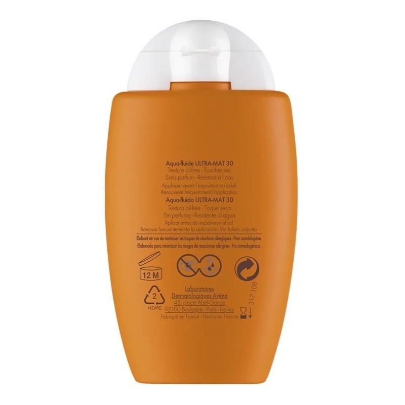 Protector Solar Aqua Fluido Ultra Mat 30fps Tubo Extra Plano