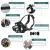 Dog Muzzle, Silicone Basket Muzzle for Small Medium Large Dogs,
