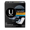 U by Kotex Lightdays Plus Liners, Regular, Fragrance-Free