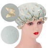 Tbestmax Gorros Ducha Mujer Niña Reutilizables Impermeables Doble Capa Diseño