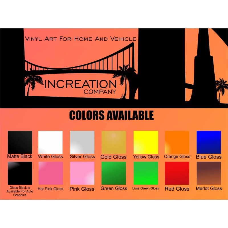 INCreation Compass Rose Decal, RV Trailer Decal, Camper Travel Compass