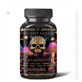 ad hoc health - Ancient Shilajit & Mushroom Gummies - Immune, Energy - EXP08/26