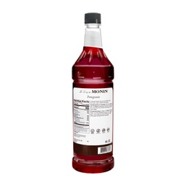 Monin - Pomegranate Syrup, Tart and Sweet, Great for Cocktails and Teas, Gluten-Free, Non-GMO (1 Liter)