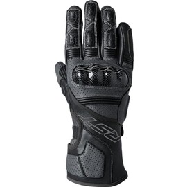 RST Fulcrum CE Perforated Leather Sports Motorcycle Gloves (Grey, Black, XL)