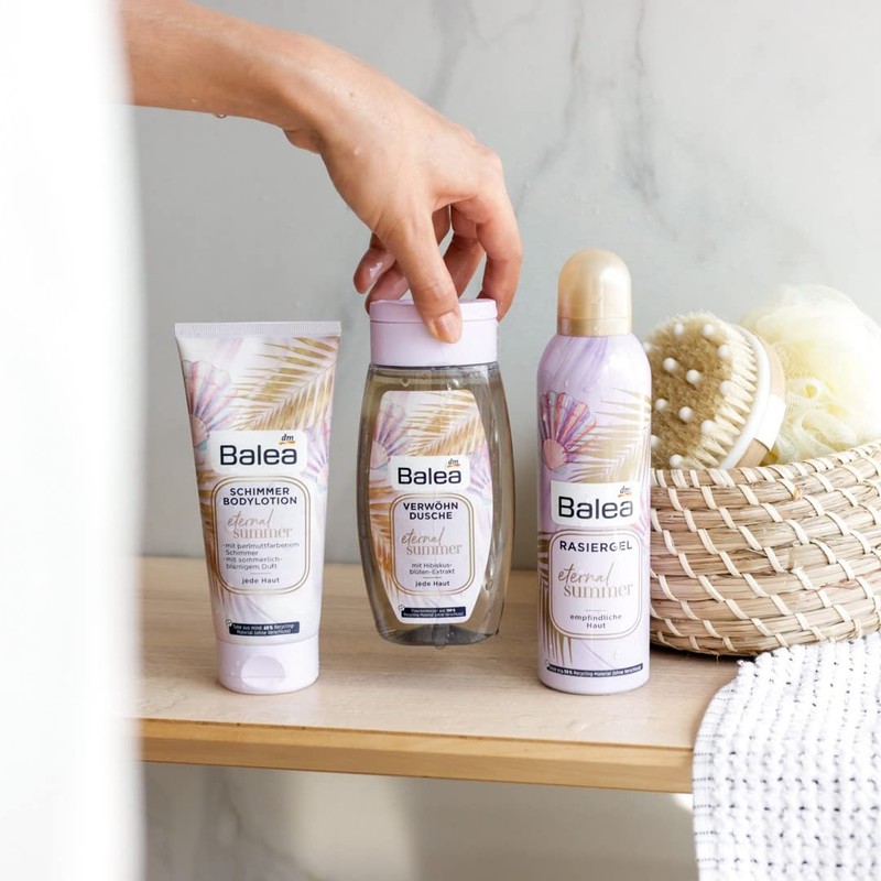 Balea Twinpack Shampoo & Spülung Eternal Summer mit sommerlich-blumigem Duft,
