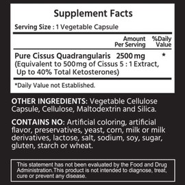 (1+1) 마이라이프 시서스 가루 알약 2500mg 240베지캡슐 2병 씨서스 (1+1) My Life Cissus Powder Capsules 2500mg 240 Veggie Capsules 2 Bottles Cissus