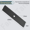 3-Pack 9 inch 71-85755 Edger Blade (1/2 inch Center Hole)