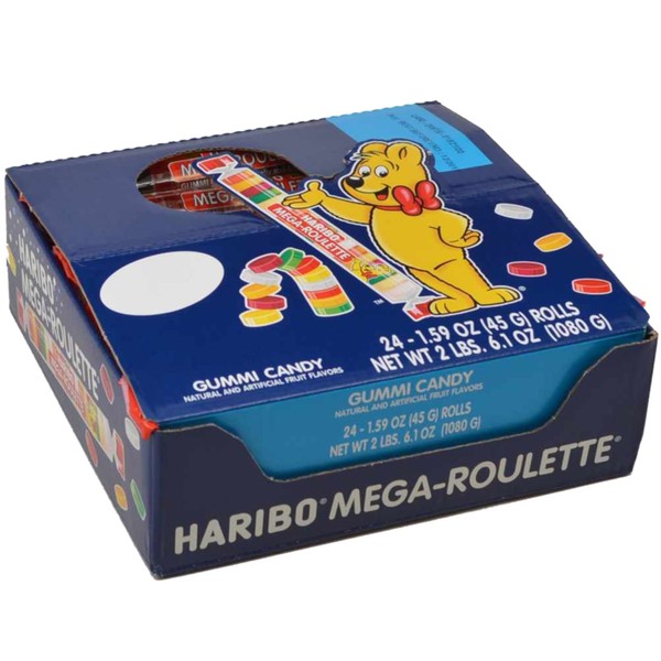 Product Of Haribo, Mega-Roulette , Count 24 (1.59 oz) - Sugar Candy / Grab Varieties & Flavors