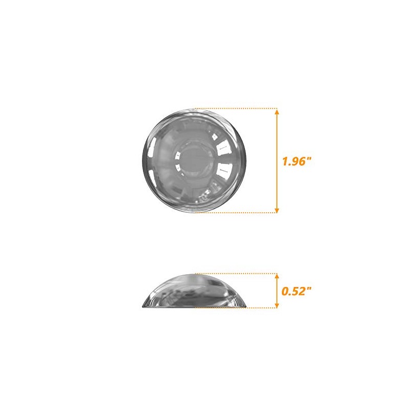 Protector de pared para topes de puerta, paquete de 6