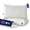 Mosluna Memory Foam Pillows Queen Size Set of 2，Adjustable Gusseted
