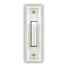 Heath Zenith SL-715-1-02 Wired Door Chime Push Button, White with