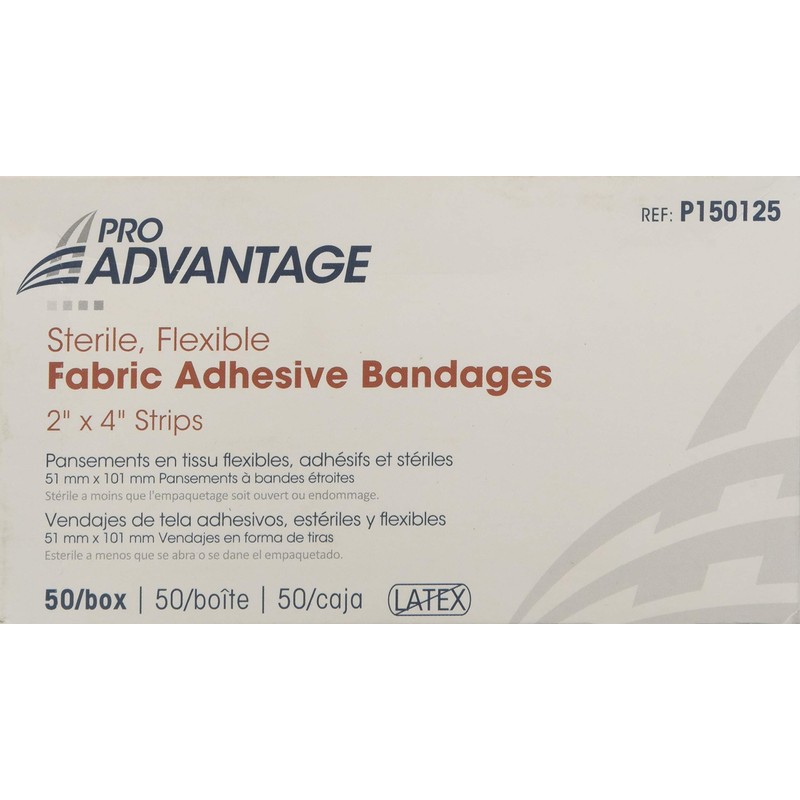 Pro Advantage Band-Aids - Fabric 2"x4" - Box of 50