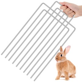 Qualirey Trap Divider Stainless Steel Small Animal Trap Fork Divider for 10" Wide and Smaller Live Feral Cat Cages