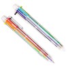 Pinsheng Multicoloured Ballpoint Pen 0.5 mm Retractable Ballpoint Pen Multicoloured