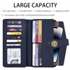 Travelambo Women's Wallet RFID Blocking Trifold Clutch Large Capacity Credit