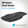 Perixx Perixx Periboard-612B Wireless Ergonomic Split Keyboard with Dual Mode