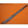 Sword ! Rare ! Custom Hand Forged Damascus Steel Machete