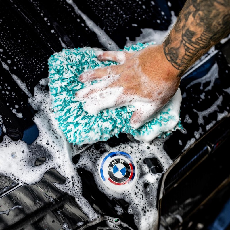 Auto Finesse Plush Microfibre Wash Pad - Extra Thick, Swirl-Free