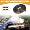 Partuto 1 Pc 4m Universal Car Z Shape Rubber Weatherstrip