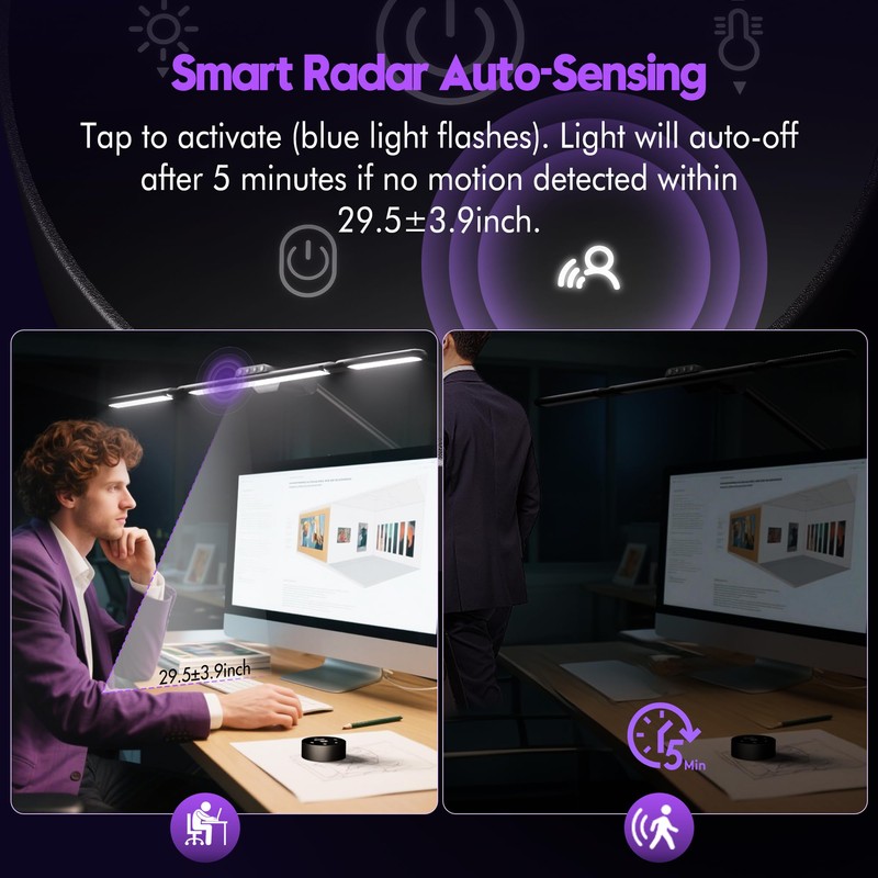 Quntis 32.5" Architect Desk Lamps for Office Home Dorm -