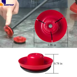 SURPOUF 44-70-0375 20 oz Sausage Barrel Replacement Plunger Screw Kit Fits for Milwaukee Cordless Caulking &2441-20-(E34A) 2641-20-(D15A)