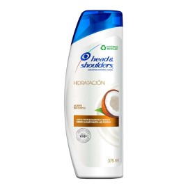 Shampoo para Caspa Head & Shoulders Hidratación Aceite de Coco Limpia y Hidrata de Raíz a Puntas 375 ml